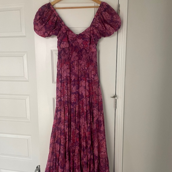 Free People Sundrenched Short-Sleeve Maxi Dress - Picture 5 of 7